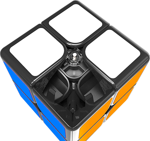 GAN249 V2 M 2x2x2 Magnetic Speed Cube Black